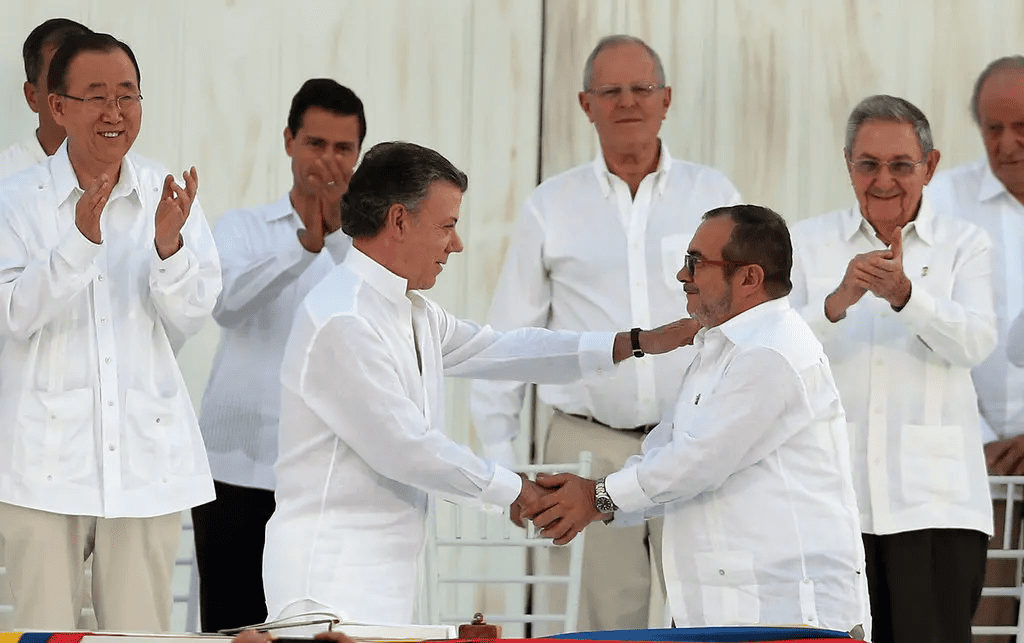Firma del acuerdo de paz