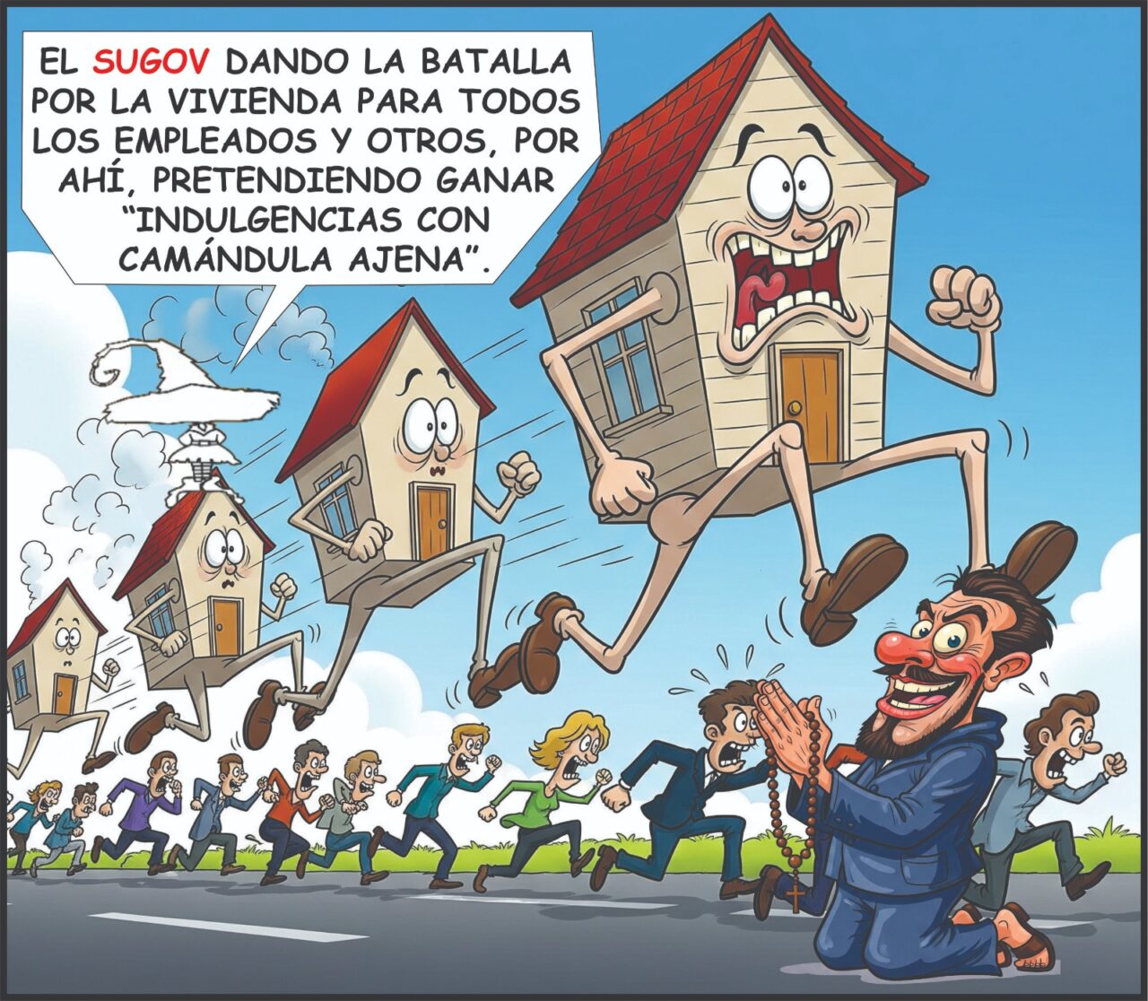 Caricatura vivienda