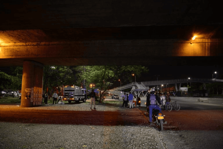 Puente de Sameco, en Cali