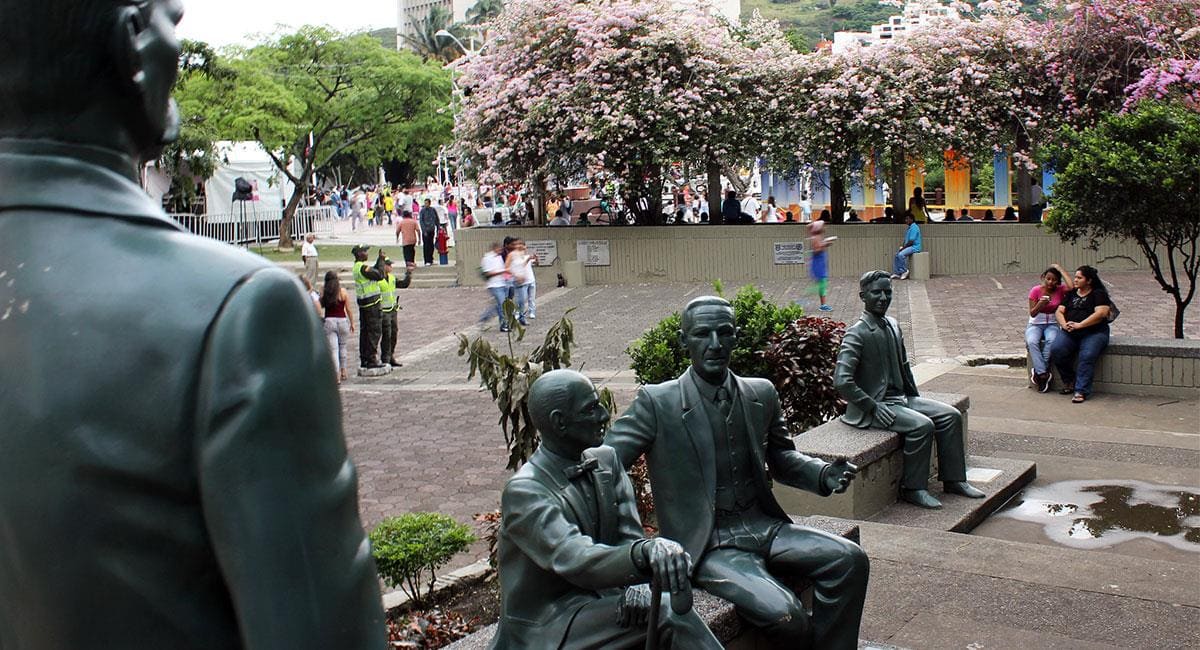 parque de los poetas de Cali